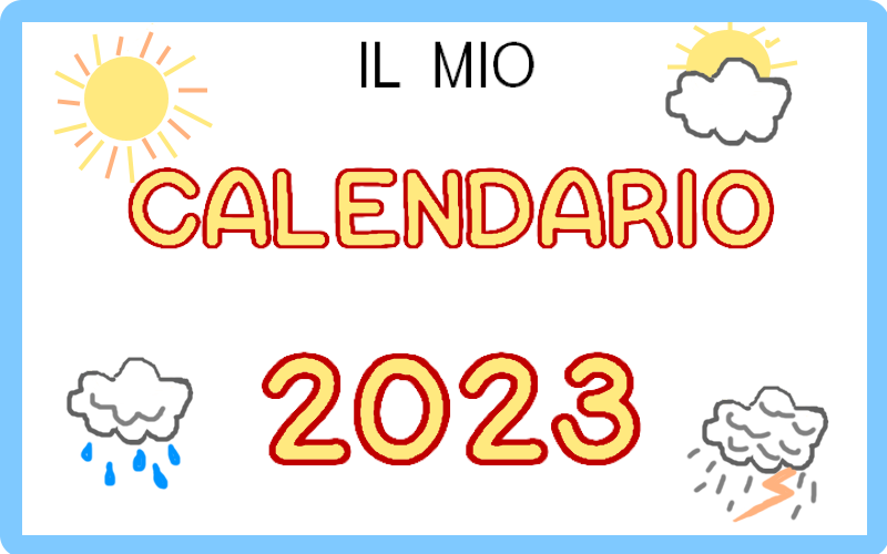 Calendario per bambini 2023