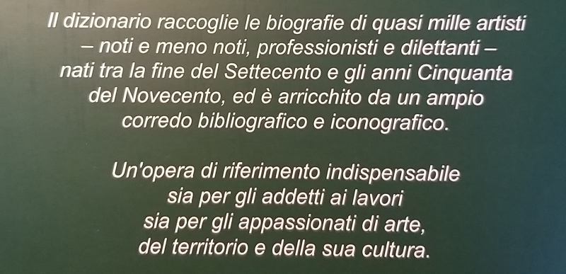 dizionario dei pittori biellesi, valsesiani e vercellesi