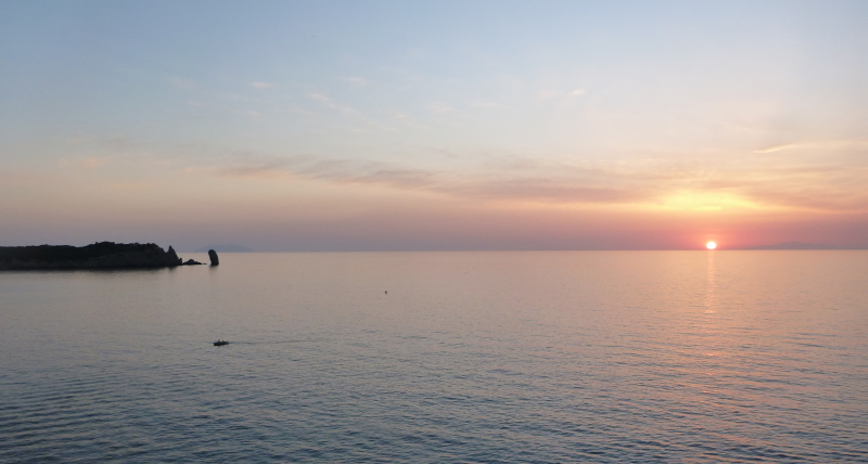 isola del giglio tramonto