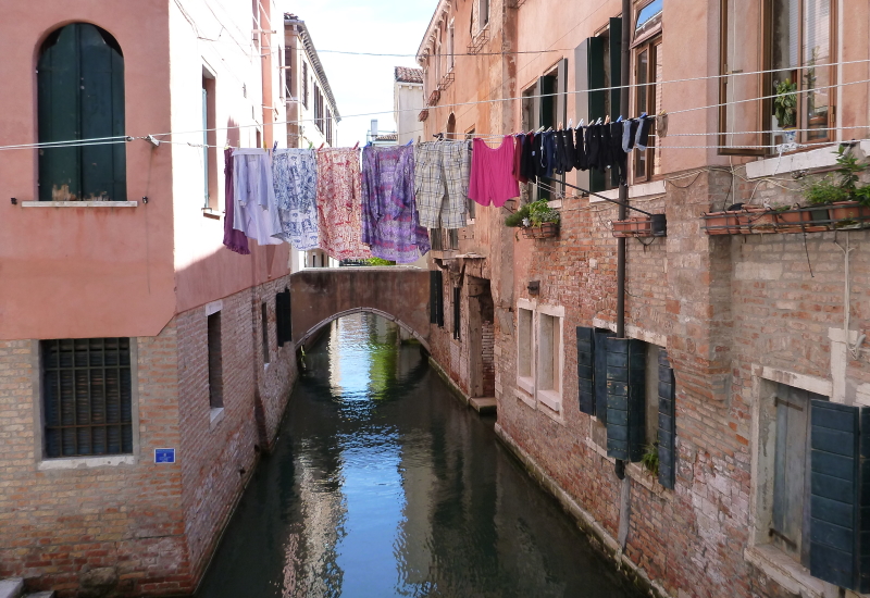 panni stesi a Venezia