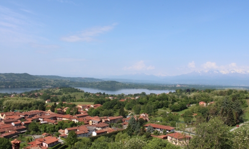 Panorama dal castello di Roppolo