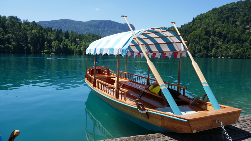 Una pletna, la gondola di Bled